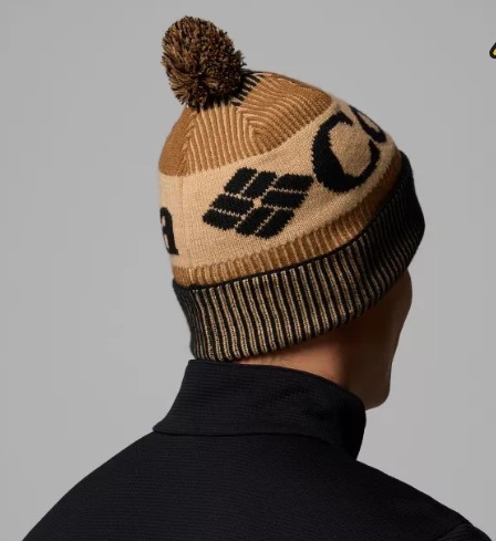 כובע גרב Polar Powder™ III Black/Camel Brown 