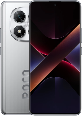 טלפון סלולרי Xiaomi Poco X7 5G 512/12GB, צבע כסף Silver, שנתיים אחריות יבואן רשמי