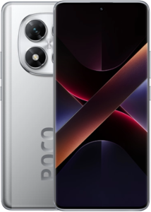 טלפון סלולרי Xiaomi Poco X7 5G 512/12GB, צבע כסף Silver, שנתיים אחריות יבואן רשמי