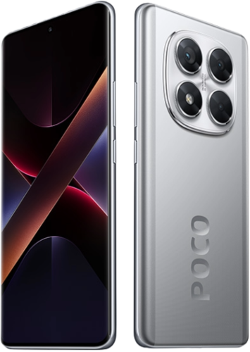 טלפון סלולרי Xiaomi Poco X7 5G 512/12GB, צבע כסף Silver, שנתיים אחריות יבואן רשמי