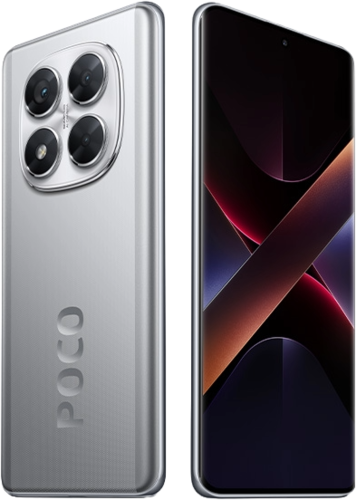 טלפון סלולרי Xiaomi Poco X7 5G 512/12GB, צבע כסף Silver, שנתיים אחריות יבואן רשמי