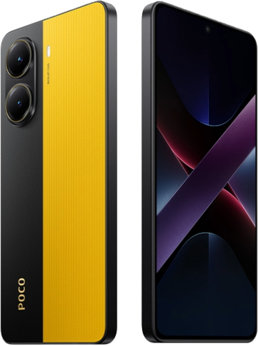 טלפון סלולרי Xiaomi Poco X7 Pro 5G 256/8GB, צבע שחור/צהוב Black/Yellow, שנתיים אחריות יבואן רשמי