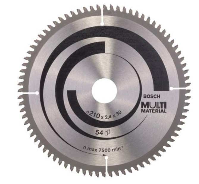 להב עגול Multi לעץ ואלומיניום 8.25 BOSCH