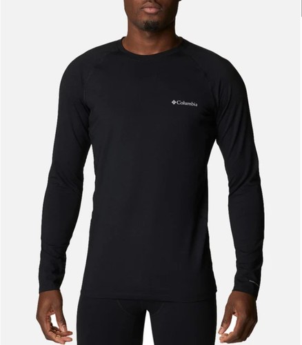 חולצה תרמית ארוכה לגברים - שחור Omni-Heat Infinity Knit L/S Crew
