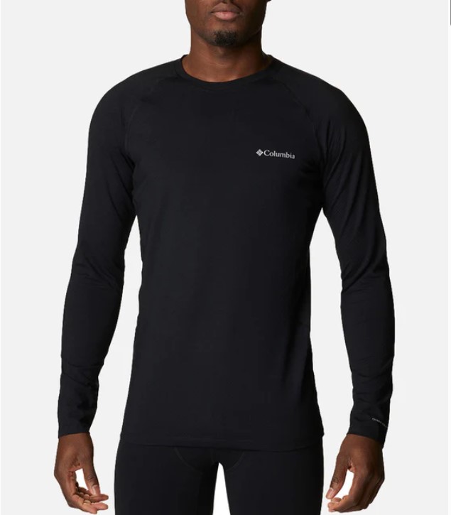 חולצה תרמית ארוכה לגברים - שחור Omni-Heat Infinity Knit L/S Crew