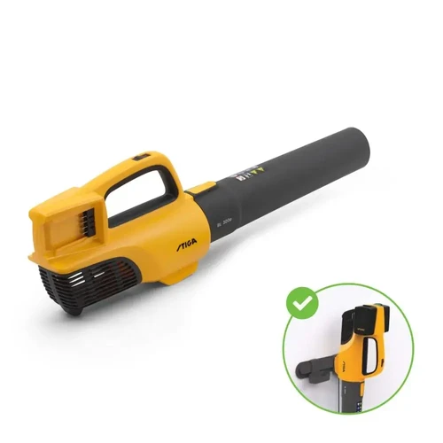 מפוח עלים נטען BL 300e + מטען + 2 סוללות 4 אמפר, 40V סטיגה כולל מתלה