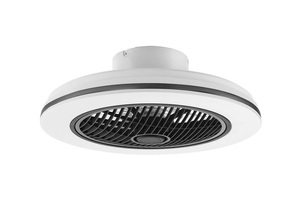 מאוורר תקרה 30W ADRIANO עם שלט -שחור SM-323127-8/BK סמיקום - Semicom