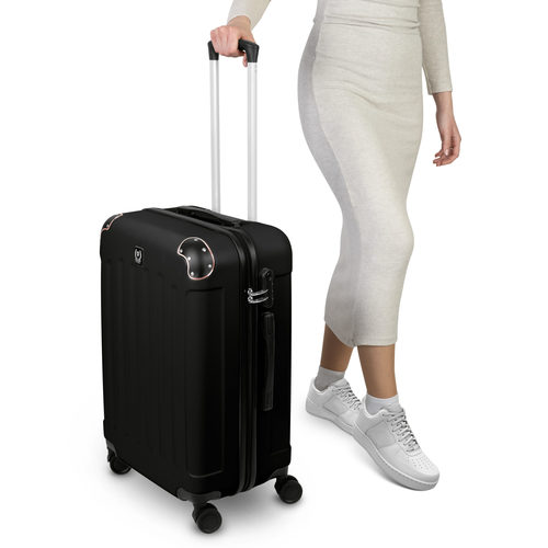 סט 3 מזוודות יוקרתיות Swiss Hufesen Black SF5