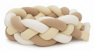 נחשוש צמה ארוך 3 מטר 100% כותנה - מוקה/שמנת