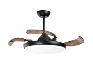 מאוורר תקרה "36W COFFEE 42 עם שלט- שחור כנף חום SM-BSH21BC42/36CT סמיקום - Semicom