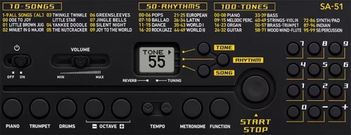 אורגנית מיני 32 קלידים CASIO SA-51