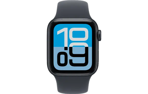 שיריון אילת MEHQ4ZR/A Apple Watch SE (gen 3) 2025 44mm Aluminum Case & Sport Band GPS M/L שעון חכם דור 3 צבע שחור - יבואן רשמי