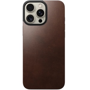 כיסוי עור מגנטי תומך MagSafe עבור Nomad iPhone 16 Pro Max