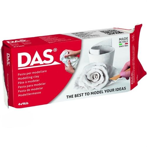 חימר DAS לבן 1/2 קג- חימר לפיסול ויצירה