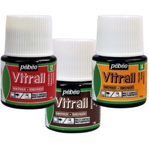 צבעי זכוכית 45 מ"ל PEBEO Vitrail