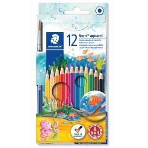 סט 12 עפרונות צבעוניים אקוורל שטדלר STAEDTLER
