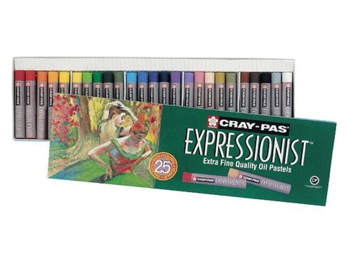 סט 25 פסטל שמן סקורה Expressionist CRAY-PAS