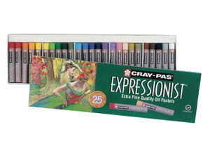 סט 25 פסטל שמן סקורה Expressionist CRAY-PAS