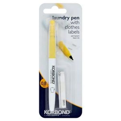 עט לסימון כביסה עם תוויות לבגד KORBOND