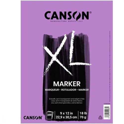 בלוק טושים 100 דף 70 גר Canson Marker A4