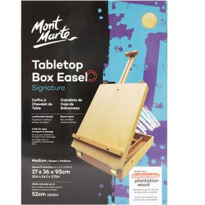 כן ציור שולחני עם מגירה Mont Marte Tabletop Box Easel -Medium