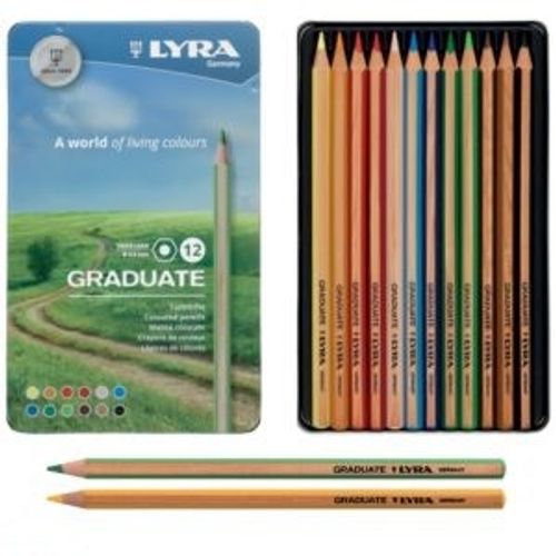 סט 12 עפרונות צבעוניים LYRA GRADUATE