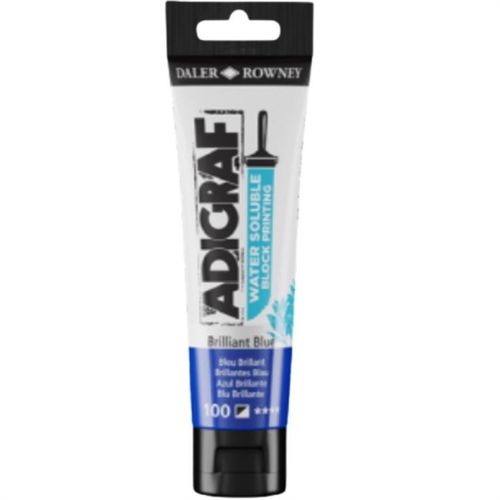 צבע הדפס 150 מל כחול Daler Rowney Aquafine Relief