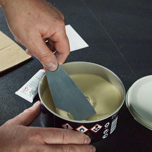 פוליאסטר פרסטו MOTIP 1 קג דו רכיבי לתיקון משטחי רכב מק