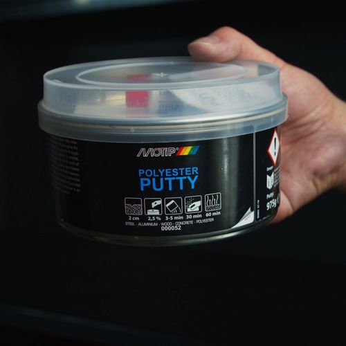 פוליאסטר פרסטו MOTIP 1 קג דו רכיבי לתיקון משטחי רכב מק