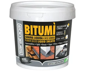 איטום נוזלי ביטומי מקצועי 750 מ"ל - SARATOGA BITUMI GUAINA LIQUIDA