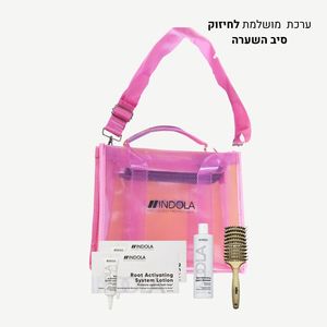 מארז  לטיפול בנשירה הכולל 2 מארזי אמפולות שמפו ומברשת | INDOLA אינדולה 