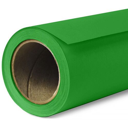 גליל רקע נייר גדול לצילום Creativity Chroma Green 3.56mX30.5m