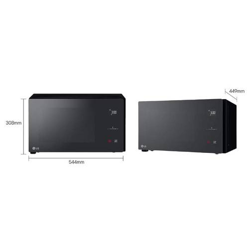 מיקרוגל דיגיטלי משולב גריל 42 ליטר LG MH8295DIS Smart Inverter 1200W שחור