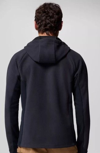 מעיל פליז לגברים Arctic Peak™ Hooded Black 