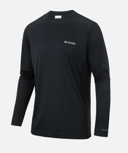 חולצה ארוכה לגברים - Zero Rules Light L/S Crew שחורה - Columbia