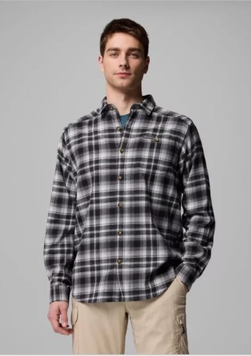 חולצת פלנל לגברים CORNELL WOODS FLANNEL LS Backland Tartan - Columbia
