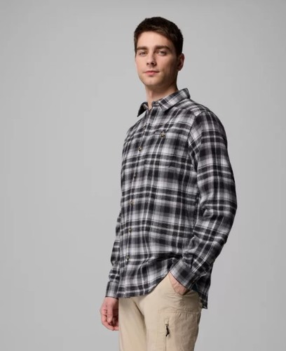 חולצת פלנל לגברים CORNELL WOODS FLANNEL LS Backland Tartan - Columbia