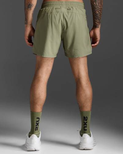 מכנס ריצה Aero 5 Inch Shorts HTG/BRF
