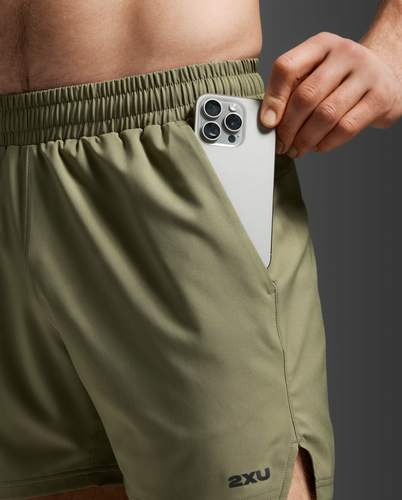 מכנס ריצה Aero 5 Inch Shorts HTG/BRF