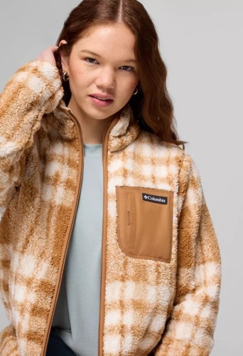 פליז לנשים  West Bend™ Print Full Zip II Camel Brown - Columbia(קולומביה)