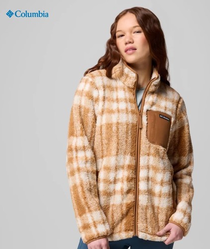 פליז לנשים  West Bend™ Print Full Zip II Camel Brown - Columbia(קולומביה)
