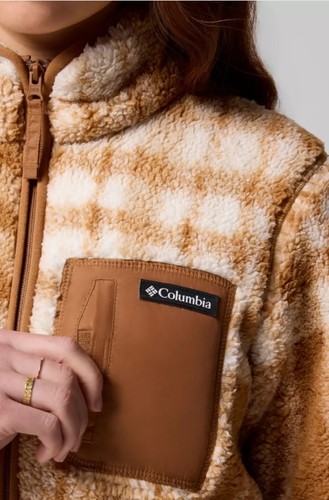 פליז לנשים  West Bend™ Print Full Zip II Camel Brown - Columbia(קולומביה)