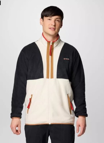 מעיל פליז גברים Backbowl™ II Full Zip Fleece Black/Chalk