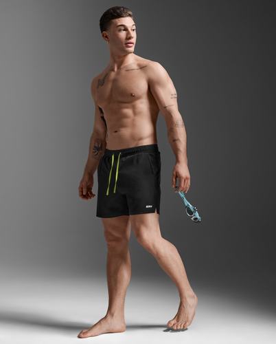 בגד ים Aero Hybrid Swim Shorts BLK/WHT