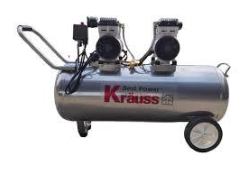 מדחס שקט ללא שמן 200 ליטר 4 כ"ס תוצרת KRAUSS