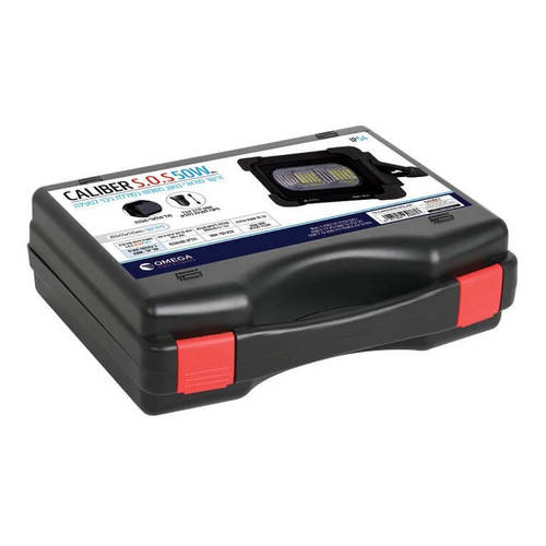 פנס נטען+ סולארי 50W קליבר CALIBER S.O.S אומגה עד 10 שעות