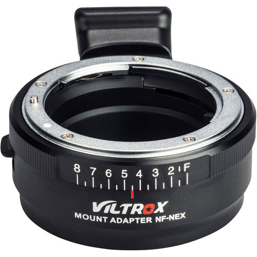 מתאם עדשה - Viltrox NF-NEX Adapter for Nikon F Lens to Sony E Camera