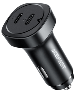 מטען רכב דו־יציאות ACEFAST B2 – ‎72W (2×USB-C)