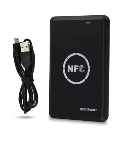 קורא כרטיסי RFID מעתיק משכפל מפתח NFC 13.56MHz 