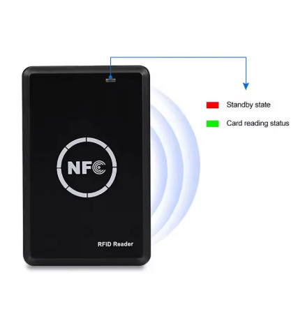 קורא כרטיסי RFID מעתיק משכפל מפתח NFC 13.56MHz 